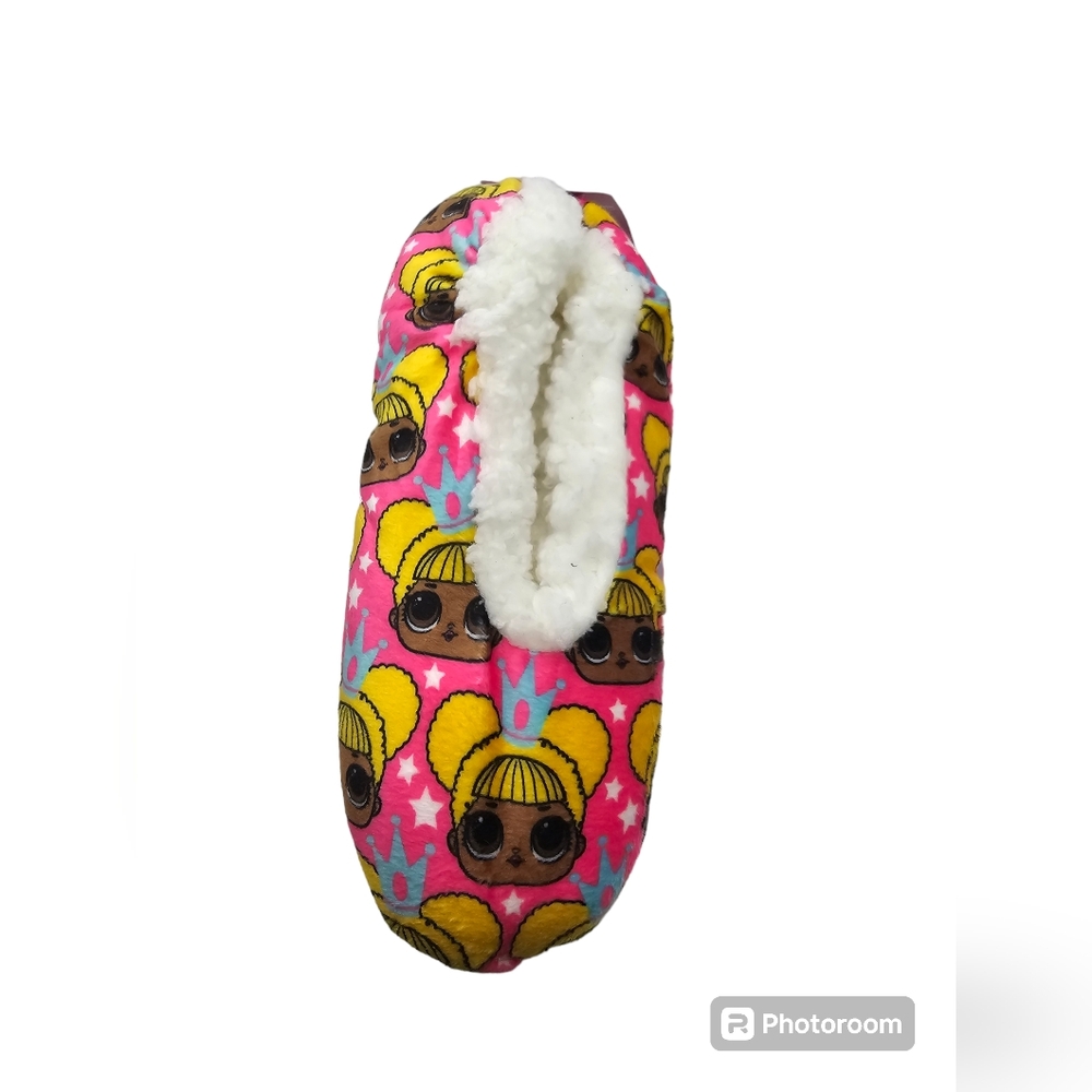 New With Tags L.O.L. Surprise! Fuzzy Babba Slipper Socks, 1 Pack Size M/L (13-4)